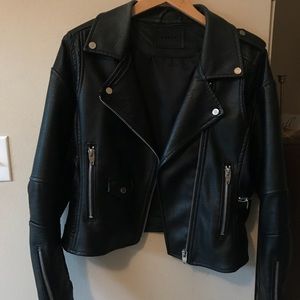 BLANKNYC faux leather moto jacket